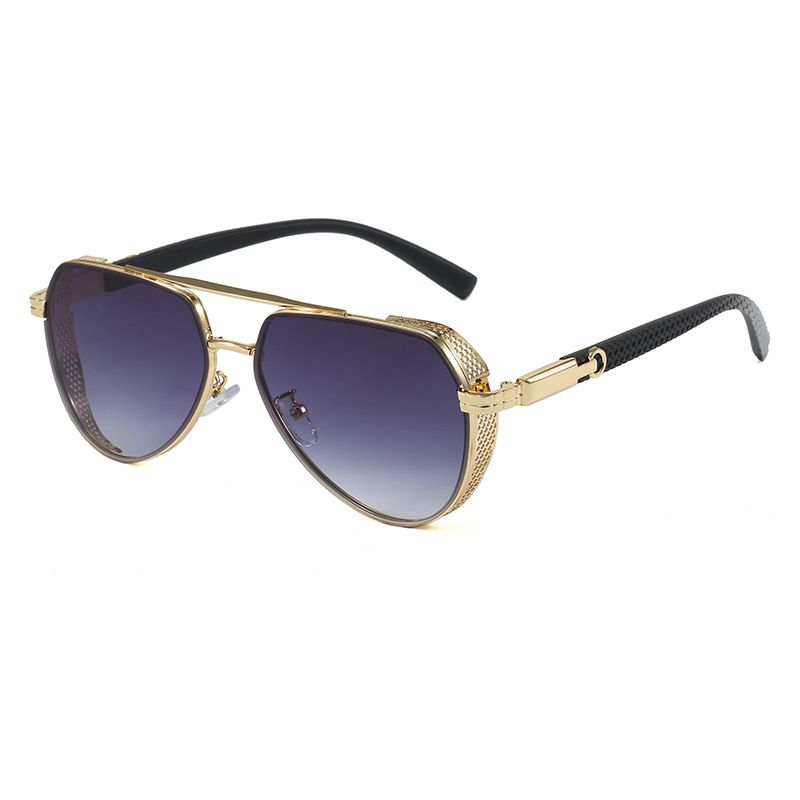 Men's Sunglasses New Fashion Square Frame Sunglasses Men's Retro Sunglasses Modern And Versatile Driving Sunglasses_viptrois.com
