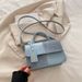 Trendy Geometric Shoulder Bag For Women - Minimalist PU Crossbody Purse With Magnetic Closure, Compact Everyday Handbag For Work & Outings_viptrois.com