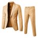 Cross Border Foreign Trade Men's Suits European And American Casual Suits And Trousers Two Piece Wedding Dinner Suit Jacket Men_viptrois.com