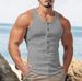 Men's Clothing Vest Summer Trendy Handsome High End Sleeveless Knitted T Shirt_viptrois.com