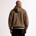 Men's Clothing Men's Loose Fit Leopard Print Hooded Sweatshirt With Pockets - Long Sleeve Casual Pullover (Brown/Black)_viptrois.com