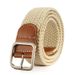No Punch Belt Women's Versatile Jeans Canvas Belt Braided Elastic Pin Buckle Student Lazy Cloth Belt_viptrois.com
