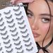 European And American Large Capacity One Piece False Eyelashes Three Dimensional Curling Natural Short Self Grafted Eyelashes_viptrois.com