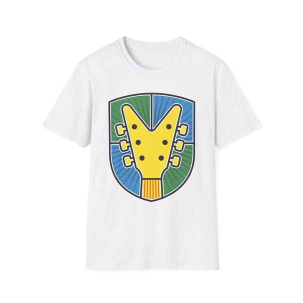Guitar Graphic Tshirt, Music Lover T-Shirt Mens Womens Tees Top, Guitar Badge Design, Rock Music Tee_viptrois.com
