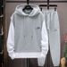 Men's Clothing Waffle Sweatshirt Suit Men's Autumn Casual Running Sportswear Boys Long Sleeve Trousers Clothes Set_viptrois.com