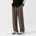 Men's Casual Dress Pants Relaxed Fit Straight Leg Autumn Spring Summer Flowing Drape Comfortable Men's Clothing Bottoms_viptrois.com