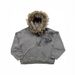Men’s Hip Hop Hooded Cardigan – Retro Print Sweatshirt With Fluffy Hat (Black/Gray/White, S-XXXL)_viptrois.com