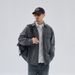 Shanggu Spring New Workwear Shirt Jacket, Loose Casual Denim Shirt, Men's_viptrois.com
