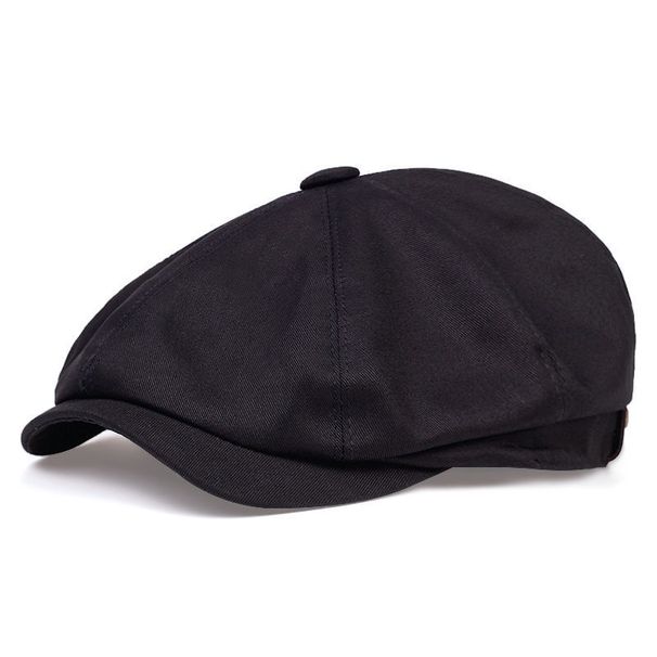 Spring And Autumn Casual Trend British Style Octagonal Duckbill Cap Beret Men's Trendy Women's Newsboy Hat_viptrois.com