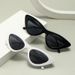 New Fashion Triangular Cat Eye Sunglasses Foreign Trade European And American Personalized Sunglasses Trendy Sunglasses_viptrois.com