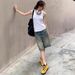 Men's Clothing Retro Distressed Wide Leg Pants For Women In Summer High Waist Loose Slim All Match Straight Denim Mid Length Pants_viptrois.com