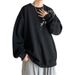 Round Neck Hoodie, Men's Trendy Brand, Men's Top, Trendy New Style, With Fleece Jacket_viptrois.com