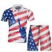 Men's 3D Printed Polo Shirt Casual Lapel Summer Fashion New Style Top for Suit_viptrois.com