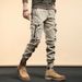 Retro Heavyweight Multi Pocket Overalls Men's Trendy Loose Straight Drawstring Pants Wide Leg Cross Border Casual Pants_viptrois.com