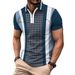 Men's Clothing Polo Shirt European And American Men's Daily Casual Lapel Short Sleeved Polo Shirt_viptrois.com