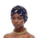 Women's Scarves New Fashion All Match Feather Hot Stamping Baotou Hat Indian Hat Chemotherapy Hat To Cover Gray Hair Muslim Hat_viptrois.com