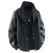 Men's Jacket Spring And Autumn New Stand-up Collar Locomotive Clothing Versatile Trend Explosive Jacket Men_viptrois.com