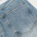 Men's clothes washed to make old jeans with irregular legs_viptrois.com