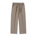 Men's Clothing Drape Ice Silk Straight Pants Men's Spring And Summer Thin Cool Breathable Casual Pants Japanese Style Loose Basic Versatile Long Pants_viptrois.com