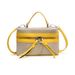 Women’s Bags New Niche Design Retro Canvas Splicing Box Bag Versatile Commuter Handbag Shoulder Messenger Lunch Box Bag_viptrois.com