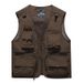 Unisex Multi-Pocket Outdoor Vest - Lightweight Fishing & Utility Waistcoat For Men & Women (12 Colors, S-6XL)_viptrois.com