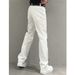 Men's Clothing Summer Thin White Jeans Men's Fashionable Simple Solid Color Straight Casual Pants Loose Versatile Slim Trousers_viptrois.com