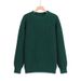 Round Neck Pullover Knitted Sweater For Men, Long Sleeved Sweater, Solid Color Sweater, And Thread Jacket_viptrois.com