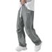 Men's Striped Straight Leg Casual Pants Breathable Quick Drying Wear Resistant Drawstring Commuter Pants Cross Border Trade_viptrois.com