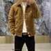 Spring And Autumn Turn-Down Collar Knitted Men's Light Cardigan Sweater European Version Fashion Trendy Brand_viptrois.com