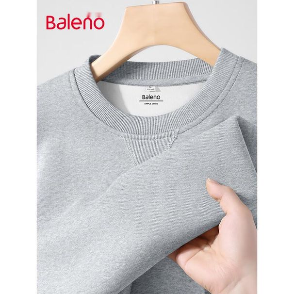 Balo Sweatshirt Spring And Long Sleeve T-Shirt M's Autumn Couple American Style Large Size Loose Base Shirt Jacket_viptrois.com