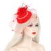 new hot selling Republic of China bride mesh feather head flower hair accessories hairpin retro veil hat_viptrois.com