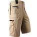 Men's Loose Fit Straight Leg Summer Plus Size Trendy Casual Mid-Length Pants With Multiple Pockets Pure Cotton Cargo_viptrois.com