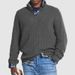 European And American Men's Business Casual Loose Zipper Stand-up Neck Sweater_viptrois.com
