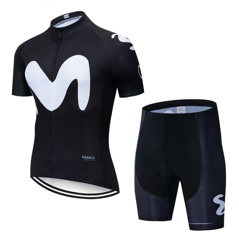 2025 Movistar Cycling Jersey Set Bicycle Clothing Breathable Sweat-Wicking Customizable Design_viptrois.com