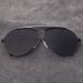Blue Plus Single Pair Of High End Sunglasses Glasses Metal Frog Mirror Color Film Sunglasses_viptrois.com
