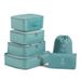 Travel Storage Bag Fashion Twill Suitcase Clothes Storage Bag Travel Underwear Storage Bag_viptrois.com