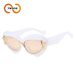 Two Circles New Cat Eye Double Frame Sunglasses For Women Personality Exaggerated Hip Hop Sunglasses_viptrois.com
