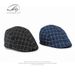 Hat For Men Women, Duckbill Casual Plaid Beret, British Style Forward Cap, Spring And Summer_viptrois.com