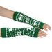 Unisex Warm half-finger gloves knitted acrylic deer cuff for Christmas Day medium length men and women_viptrois.com