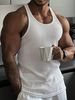 2025 Atmungsaktives Tanktop Für Herren, Lässiges, Schnell Trocknendes Stretch-Sportoberteil Mit Rundhalsausschnitt, Sommer-Sweatshirt_viptrois.com