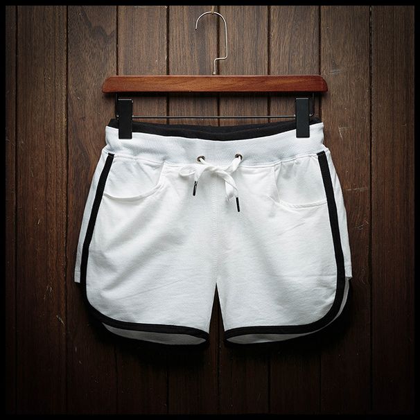 Men's Trendy Ultra-Short Cotton Sports Running Fitness Home Sleep Hot Pants 3/4 Couple Beach Shorts_viptrois.com