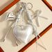 Luxury Silver PU Heart Shape Bow Keychain Charm - Fashionable Bag & Purse Accessory, Perfect Gift For Women & Girls_viptrois.com