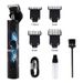 Ubeator Barbershop Cordless Close-cutting Digital Trimmer Rechargeable Electric Hair Clipper 0mm T-blade Baldheade_viptrois.com