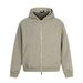 Vibe Trendy American Style Solid Color Hooded Sweatshirt Men's Spring And Autumn Sports Shirt Versatile Loose Double-Zip_viptrois.com