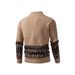 "Men's Autumn Knitted Cardigan Sweater - Soft Long Sleeve Loose Fit Casual Pullover For Relaxed Style_viptrois.com