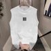 Men's Clothing Summer Loose Outer Wear Sleeveless T Shirt Boys Casual Wide Shoulder Waistcoat Top_viptrois.com