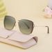 New Fashion Nylon Cut Edge Sunglasses Women's High End Sun Protection Sunglasses Women's Fashion Glasses_viptrois.com