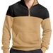 Men’s Waffle-Knit Zip-Up Hoodie – Diamond Grid Stand Collar Pullover For Urban Explorers (S-XXXL, 60% Polyester, Slim Fit, Retro Style)_viptrois.com