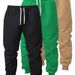 Men's Clothing High Street New Solid Color Sweatpants Youth Sports Pants_viptrois.com