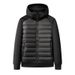 2025 Autumn Winter Warm Hooded Men's Down Jacket Solid Color Casual Loose Fashion Versatile Youth Trendy Coat Men_viptrois.com